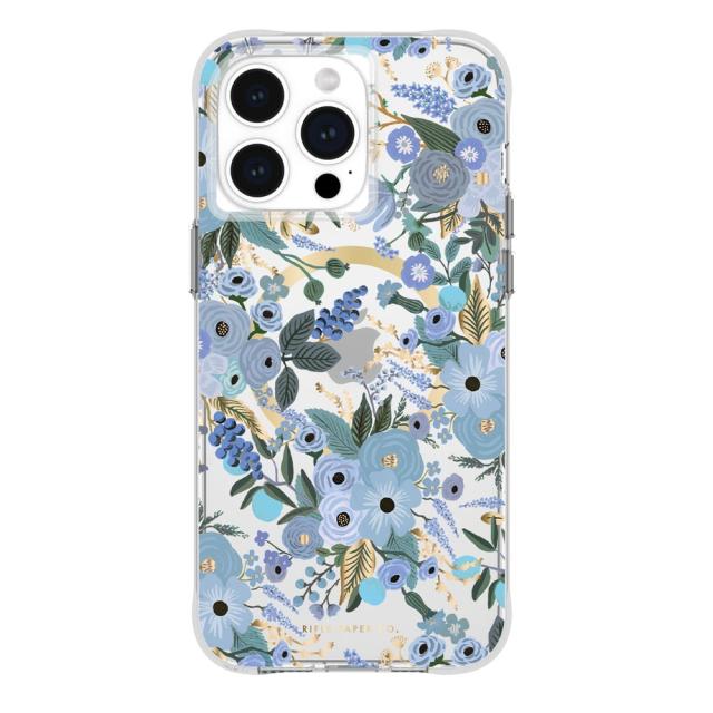 ケースメイト（Case−Mate）/iPhone 15 Pro Max 用 RIFLE PAPER−Garden Party Blue