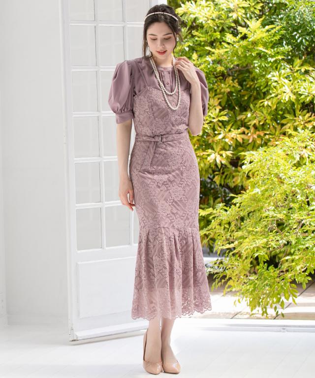 ドレスプラス（DRESS+）/ブラウス ジャンパースカート セット 結婚式 ドレス マーメイドの通販は 5,172円