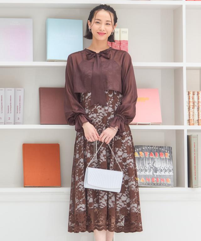 ドレスプラス（DRESS+）/ブラウス ノースリーブワンピース セット 結婚