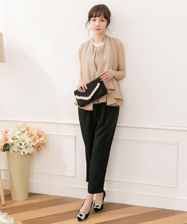 ドレスプラス（DRESS+）/3WAYケープ＆ノースリーブデザインパンツセットアップ_10