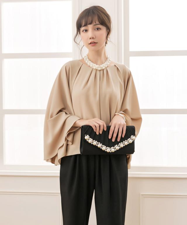 ドレスプラス（DRESS+）/3WAYケープ＆ノースリーブデザインパンツセットアップ_8
