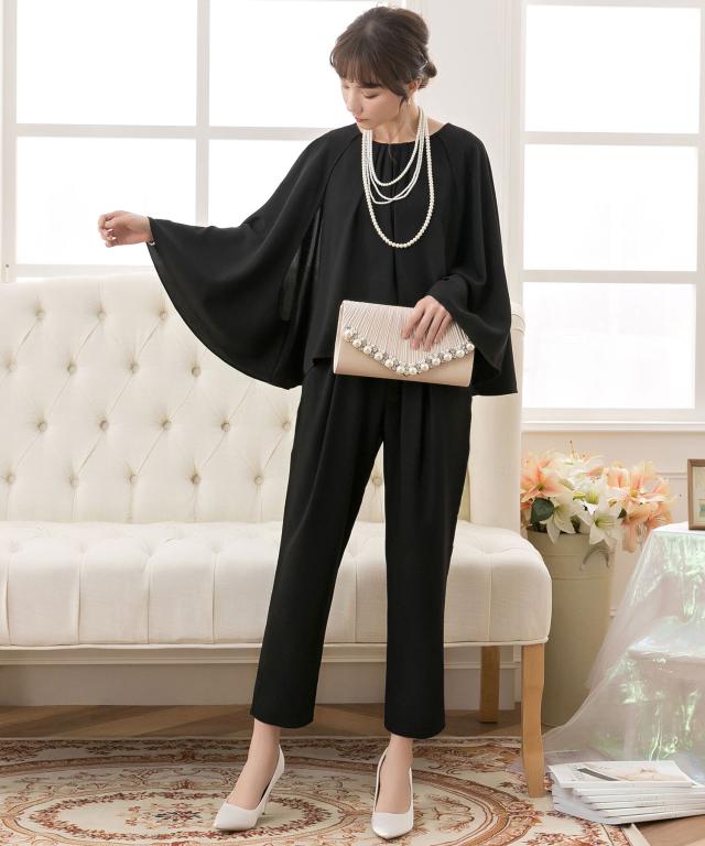 ドレスプラス（DRESS+）/3WAYケープ＆ノースリーブデザインパンツセットアップ_18