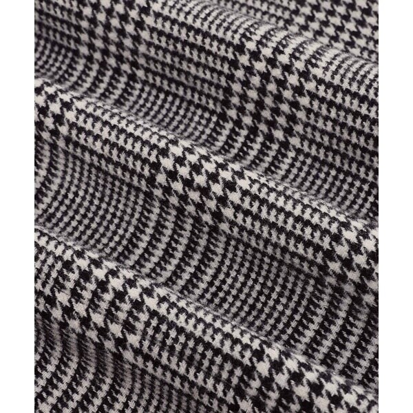 ドレスプラス（DRESS+）/グレンチェックウエストリボントレンチコート