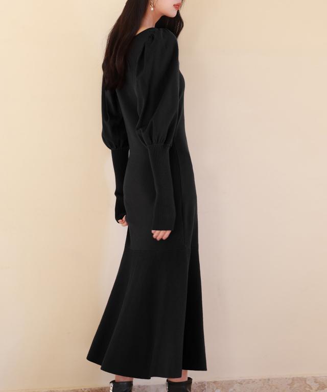 セゾン ド パピヨン（SAISON DE PAPILLON）/マトンスリーブニット