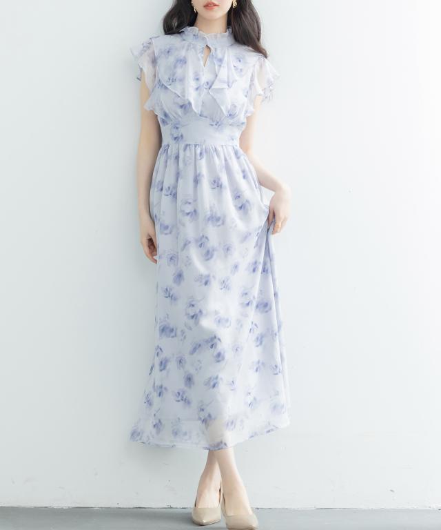 ゆた　ハンドメイド　パピヨンワンピース　90cm 50%OFF】papillon dot rompers～ﾊﾟﾋﾟﾖﾝﾄﾞｯﾄﾛﾝﾊﾟｰｽ | flower