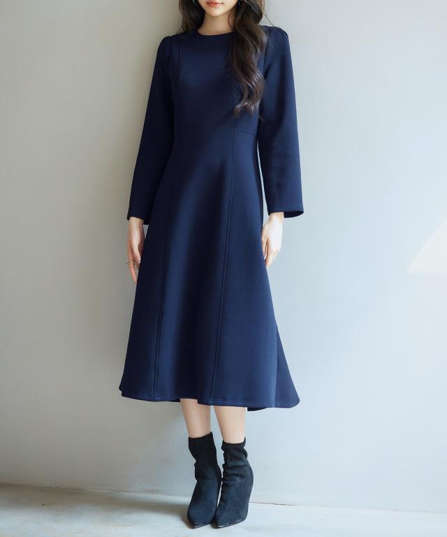 セゾン ド パピヨン(SAISON DE PAPILLON)/ミモレ丈マーメイド裾ワンピースの通販は 5,390円