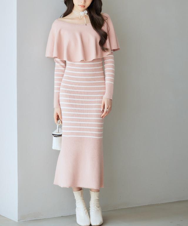 セゾン ド パピヨン（SAISON DE PAPILLON）/ダブルフェイスショート丈