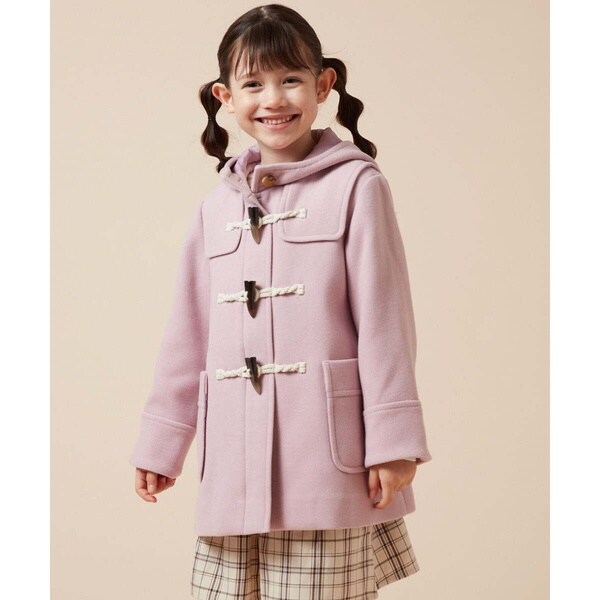 アー・ヴェ・ヴェ（a．v．v）/[140−150]【選べる5色展開】ライトフェイクウールダッフルコート