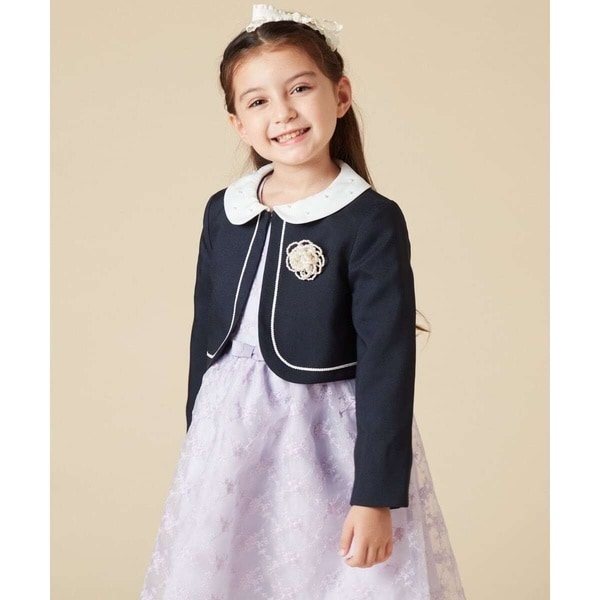 アー・ヴェ・ヴェ（a．v．v）/[100−130]【セレモニー】パール調衿付きボレロの通販は 11,990円