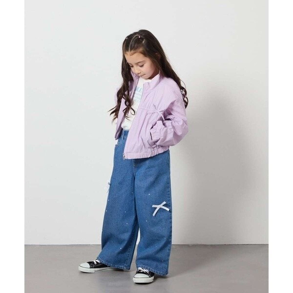 アー・ヴェ・ヴェ（a．v．v）/[140−150]ギャザーリボンブルゾン その他子供服（アウター）