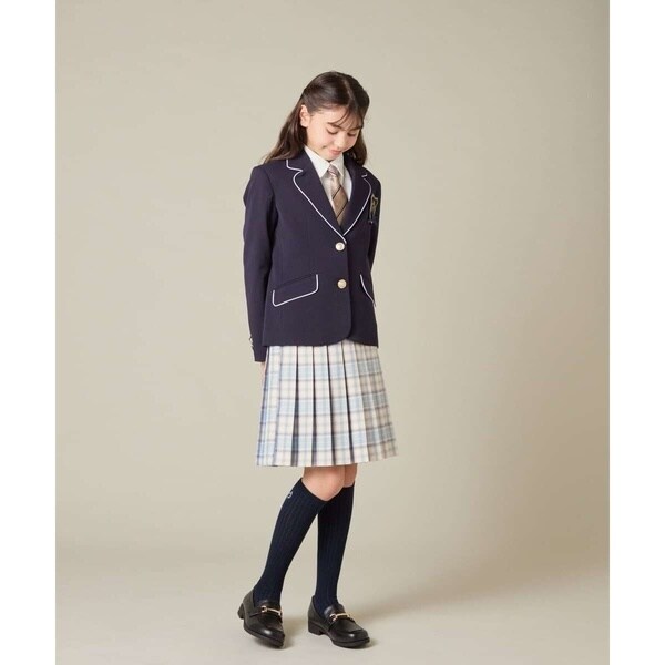 アー・ヴェ・ヴェ（a．v．v）/[150−160]【卒服】【エンブレム付き】パイピングテーラードジャケット_3