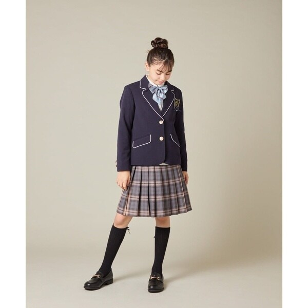 アー・ヴェ・ヴェ（a．v．v）/[150−160]【卒服】【エンブレム付き】パイピングテーラードジャケット_9