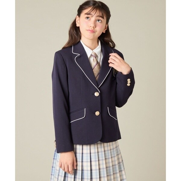 アー・ヴェ・ヴェ（a．v．v）/[150−160]【卒服】【エンブレム付き】パイピングテーラードジャケット_15