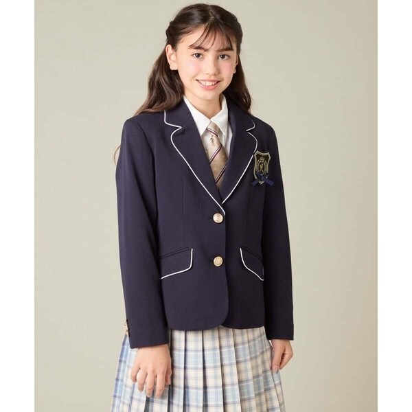 アー・ヴェ・ヴェ（a．v．v）/[150−160]【卒服】【エンブレム付き】パイピングテーラードジャケット_16