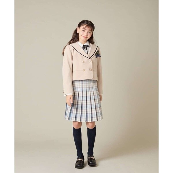 アー・ヴェ・ヴェ（a．v．v）/[150−160]【卒服】【エンブレム付き】配色セーラーカラージャケット_5