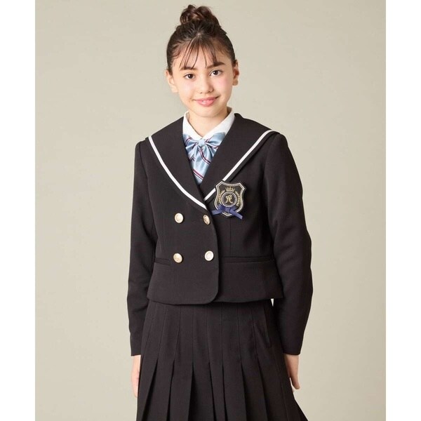 アー・ヴェ・ヴェ（a．v．v）/[150−160]【卒服】【エンブレム付き】配色セーラーカラージャケット_19