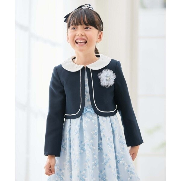 アー・ヴェ・ヴェ（a．v．v）/[110−130]【セレモニー/オケージョン/結婚式】衿付きセレモニーボレロ_1