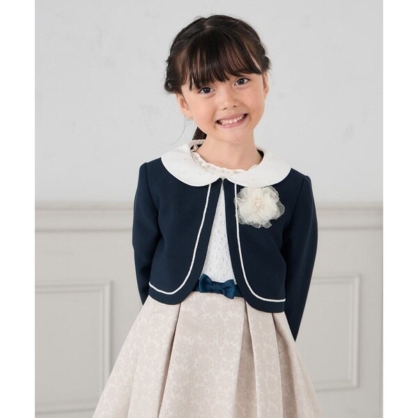アー・ヴェ・ヴェ（a．v．v）/[110−130]【セレモニー/オケージョン/結婚式】衿付きセレモニーボレロ_8