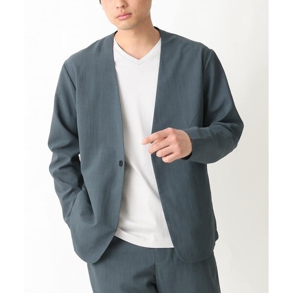 アー・ヴェ・ヴェ（a．v．v）/【シワになりにくい】リライトノーカラージャケット（セットアップ可）の通販は 6,642円