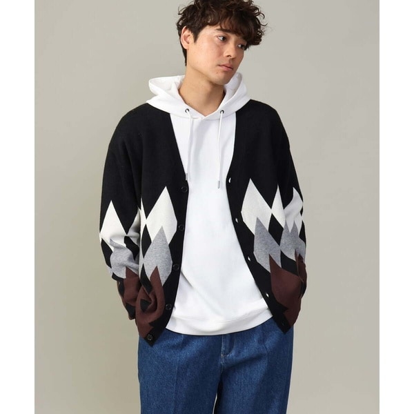 アー・ヴェ・ヴェ（a．v．v）/【洗濯機で洗える】ジャカードニットワイドシルエットカーディガン 5,089円