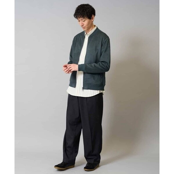 アー・ヴェ・ヴェ（a．v．v）/フェイクスエードリブブルゾン【イージー