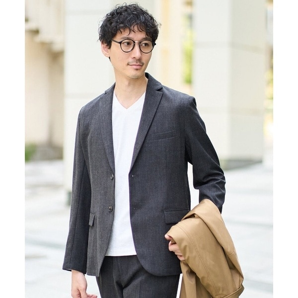 アー・ヴェ・ヴェ（a．v．v）/【イージーケア/シワになりにくい】スマートジャケット 秋リライト【洗濯機で洗える/ストレッチ】〈ON