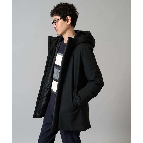 アー・ヴェ・ヴェ（a．v．v）/【軽量/撥水】ラミネートダウンフードコート