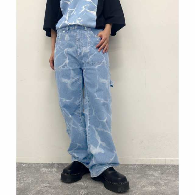 ユー バイ スピック＆スパン（U by SPICKSPAN） Player Jeans AOP