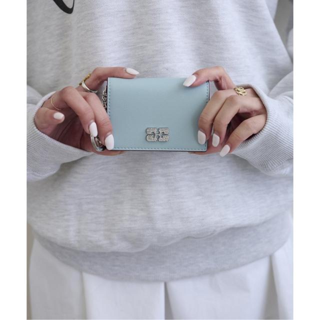 ユー バイ スピック＆スパン（U by SPICK&SPAN）/GANNI/ ガニー Ganni Bou Flap Card Holder Strass