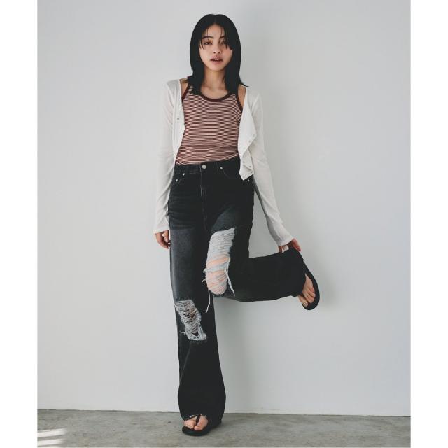 ユー バイ スピック＆スパン（U by SPICK&SPAN）/《追加2》シフォンテレコカットトップス