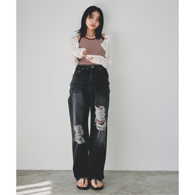 ユー バイ スピック＆スパン（U by SPICK&SPAN）/《追加2》シフォンテレコカットトップス