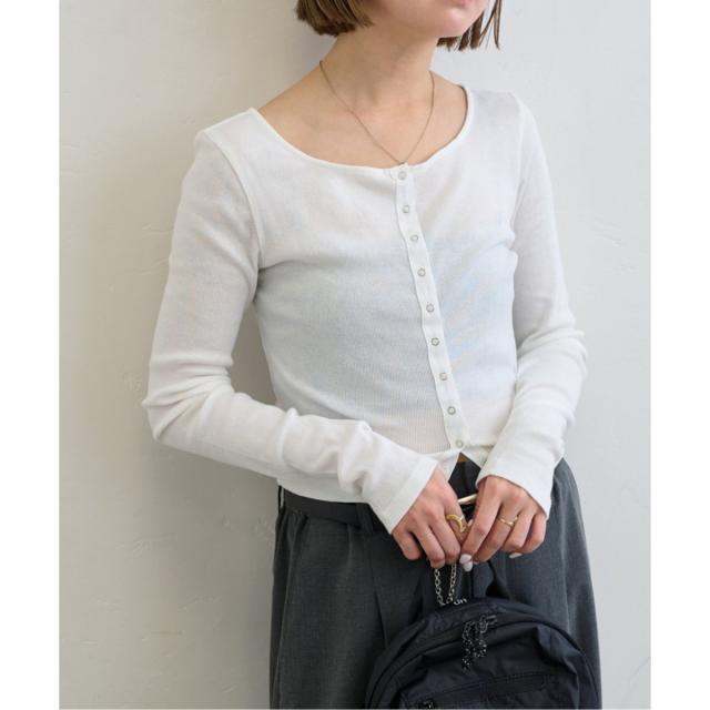 ユー バイ スピック＆スパン（U by SPICK&SPAN）/《追加2》シフォンテレコカットトップス