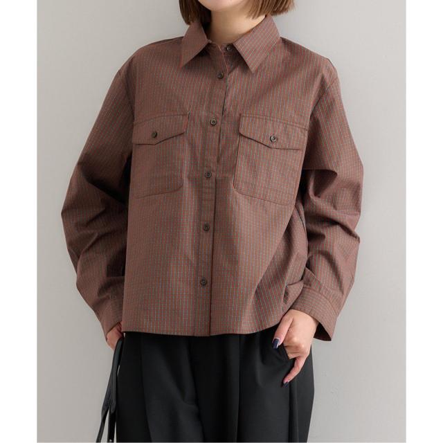 spick&span チェックシャツ Spick & Span コットンボイルチェック