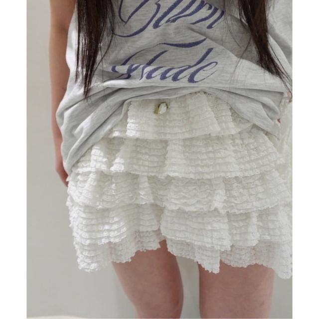 ユー バイ スピック＆スパン（U by SPICK&SPAN）/CRANK/クランク LACE CANCAN SKIRT PANTS