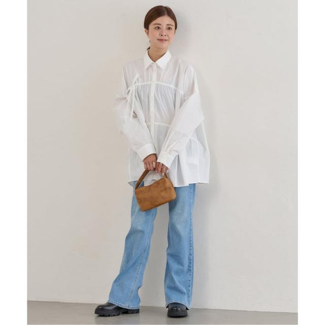 ユー バイ スピック＆スパン（U by SPICK&SPAN）/リボンディティールシャツ ユー バイ スピック＆スパン（U by SPICK&SPAN）/リボンディティールシャツ