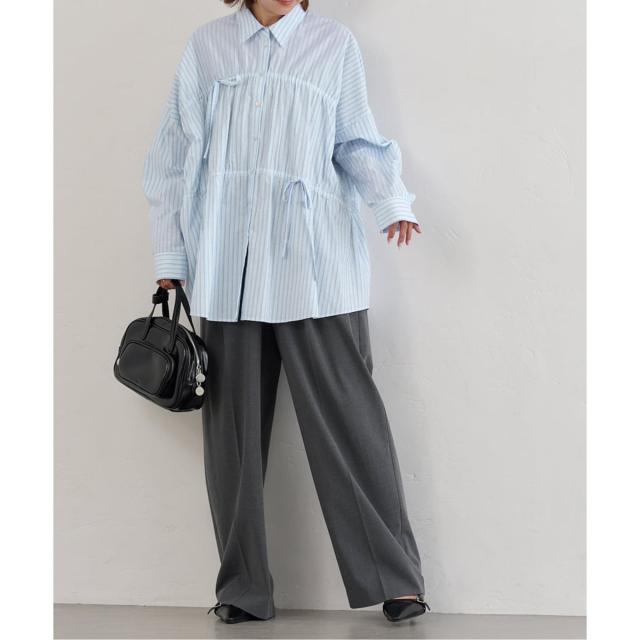 ユー バイ スピック＆スパン（U by SPICK&SPAN）/リボンディティールシャツ