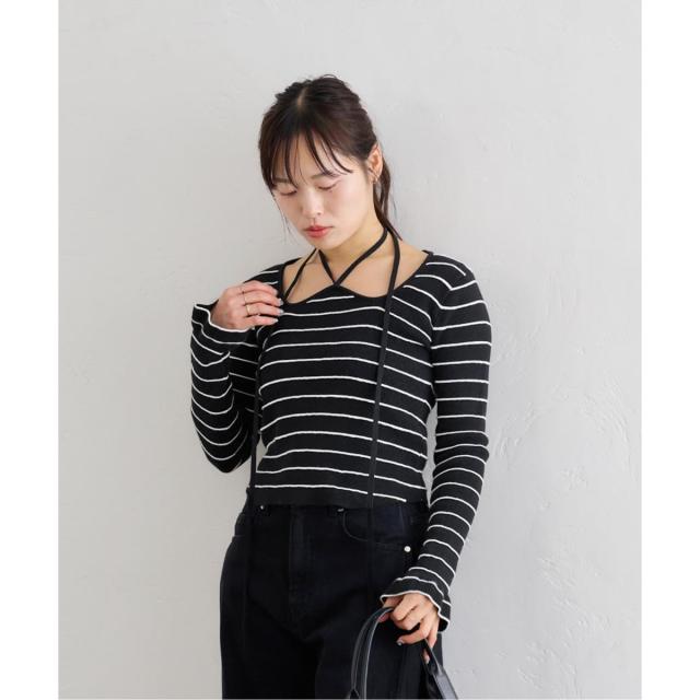 ユー バイ スピック＆スパン（U by SPICK&SPAN）/ウェーブネック ホルタープルオーバー