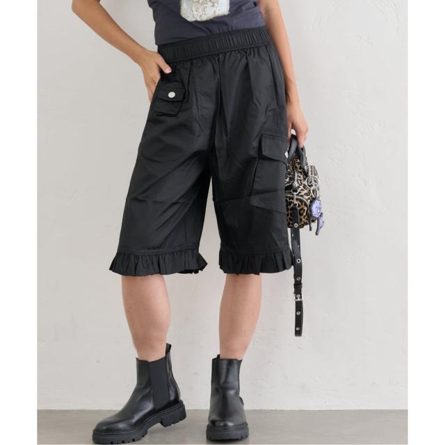 ユー バイ スピック＆スパン（U by SPICK&SPAN）/GANNI/ガニー Duchesse Nylon Midi Ruffle Shorts