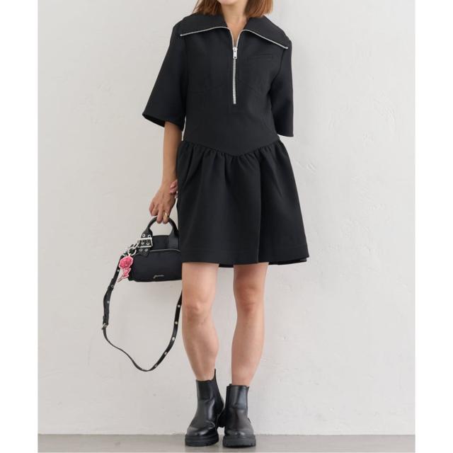 ユー バイ スピック＆スパン（U by SPICK&SPAN）/GANNI/ガニー Bonded Crepe Mini Dress