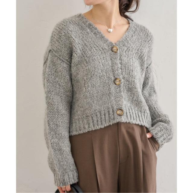 ユー バイ スピック＆スパン（U by SPICK&SPAN）/TRICOTS JEAN MARC/トリコットジーンマルク CROP SHORT CARDIGAN