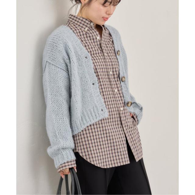 ユー バイ スピック＆スパン（U by SPICK&SPAN）/TRICOTS JEAN MARC/トリコットジーンマルク CROP SHORT CARDIGAN ユー バイ スピック＆スパン（U by SPICK&SPAN）/TRICOTS JEAN MARC