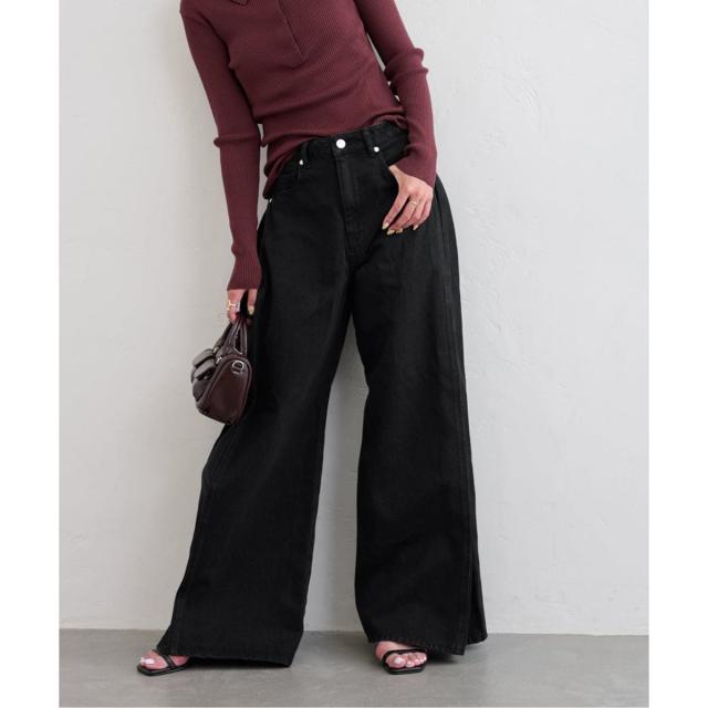 ユー バイ スピック＆スパン（U by SPICK&SPAN）/《追加》サイドタックワイドデニム