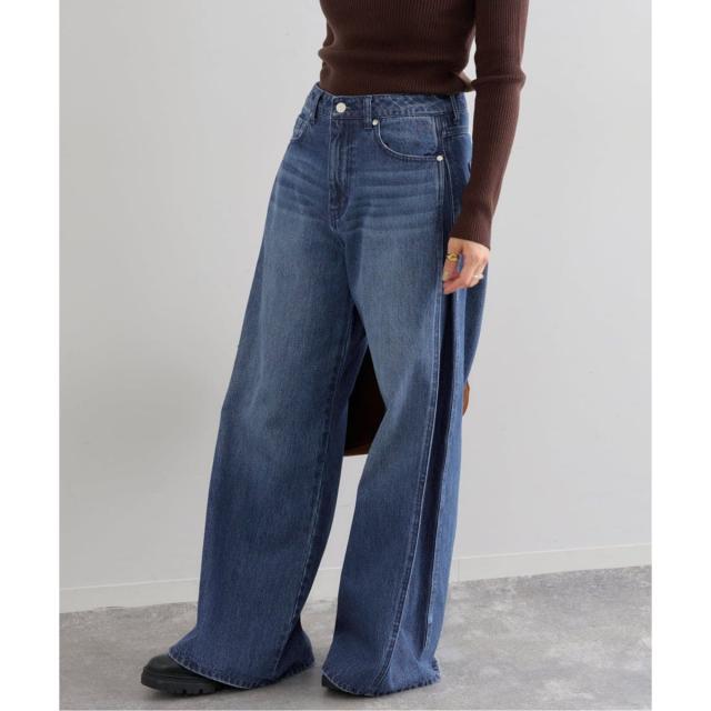 ユー バイ スピック＆スパン（U by SPICK&SPAN）/《追加》サイドタックワイドデニム