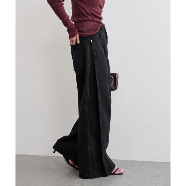 ユー バイ スピック＆スパン（U by SPICK&SPAN）/《追加》サイドタックワイドデニム