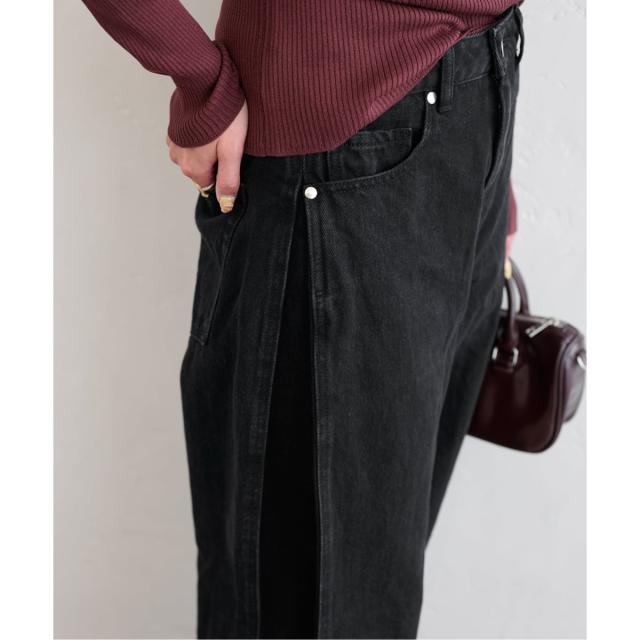 ユー バイ スピック＆スパン（U by SPICK&SPAN）/《追加》サイドタックワイドデニム