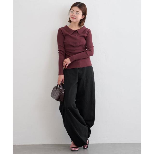 ユー バイ スピック＆スパン（U by SPICK&SPAN）/《追加》サイドタックワイドデニム