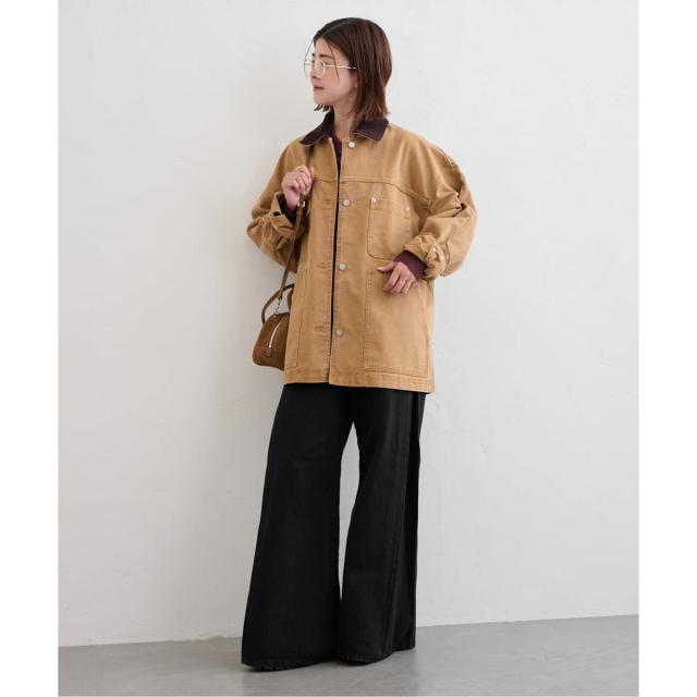 ユー バイ スピック＆スパン（U by SPICK&SPAN）/《追加》サイドタックワイドデニム