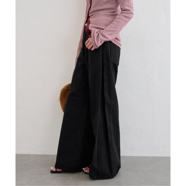 ユー バイ スピック＆スパン（U by SPICK&SPAN）/《追加》サイドタックワイドデニム