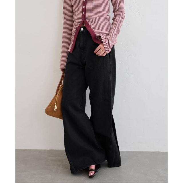 ユー バイ スピック＆スパン（U by SPICK&SPAN）/《追加》サイドタックワイドデニム