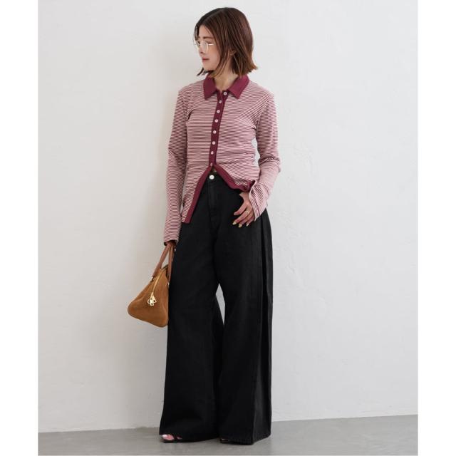 ユー バイ スピック＆スパン（U by SPICK&SPAN）/《追加》サイドタックワイドデニム